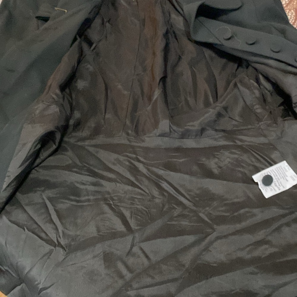 Le Chateau vintage  Black FITTED Jacket Sz L - Picture 10 of 14